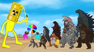 TEAM GODZILLA amp KONG vs Evolution of MONSTER RADIATION What is an Energy Transformation [upl. by Itsym]