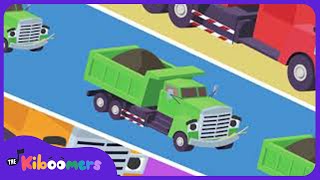 5 Big Dump Trucks  The Kiboomers Preschool Songs amp Nursery Rhymes for Counting Down from 5 [upl. by Carbone90]