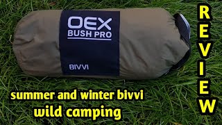 REVIEWING THE OEX BUSH PRO BIVVI OEX BIVVY [upl. by Gilud]