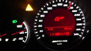 Mercedes Benz C63 AMG  0250 kmh in 229 Sec  acceleration [upl. by Eemia]