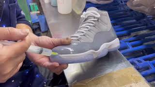 Air Jordan 11 Cool Grey 2021 Review How they are made in factoryinside producing process [upl. by Snoddy]