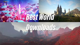 Best Minecraft World Downloads Crazy World Downloads [upl. by Bernadine]