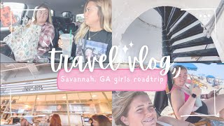 Moms Only Roadtrip to Savannah Ghost Tour Lighthouse Shopping Beach  Delicious Food [upl. by Ahsimal]