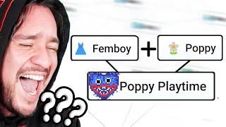 I Crafted POPPY PLAYTIME Using a FEMBOY  Infinite Craft [upl. by Eire685]