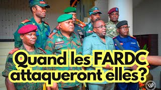 Quand les FARDC attaqueront elles Les Congolais simpatientent du cessez le feu [upl. by Santos544]