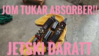 yamaha XMAX V1 tukar absorber yss gsport [upl. by Releyks]