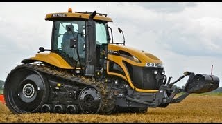 Super Silent new Challenger MT 765D  Kuhn Discover XL 60 Disc harrow [upl. by Atteniuq751]