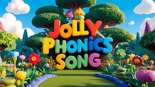 Jolly Phonics Song with Lyrics  Letter Sounds A to Z  ABC Phonics Song [upl. by Ehctav]