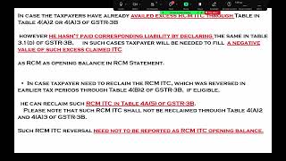 3 GST RCM LEDGER [upl. by Zitella714]