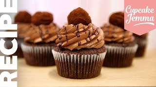 Chocolate Overload Cupcake Recipe  Including Chocolate Truffles  Cupcake Jemma [upl. by Robinson]