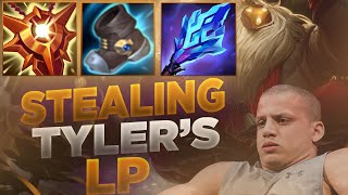 DESTROYING TYLER1S TEAM AS BARD [upl. by Llewsor]