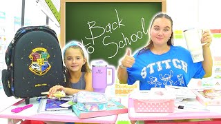 Ruby and Bonnie Fun Back to School Supplies Shopping VLOG [upl. by Nylyram300]