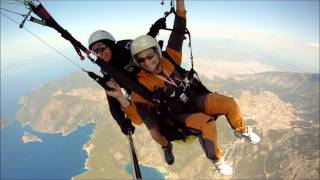 Paragliding from Babadag Mountain in Olu Deniz Turkey 1080 HD [upl. by Annauj417]