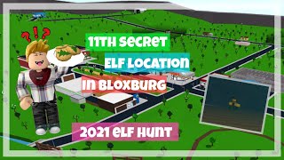 How To Find The 11th Secret Elf  Bloxburg  2021 Elf Hunt [upl. by Luap]