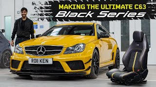 Respray amp Retrim Recreating The Infamous C63 AMG Black Series [upl. by Talanta]