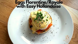 Eggs Florentine Royale  With Easy Hollandaise [upl. by Sivrep]