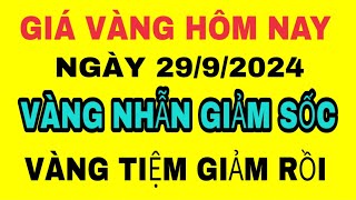 Giá vàng NHẪN 9999 Ở TIỆM QUAY ĐẦU GIẢM SỐC ngày 2992024  Giá vàng sjc 9999 hôm nay Vàng 29k [upl. by Aivlis248]