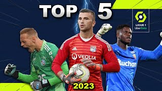 TOP 5 DES MEILLEURS GARDIEN DE LIGUE 1 20222023 [upl. by Eynttirb]