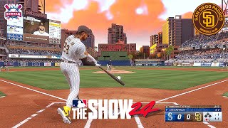 MLB The Show 24 San Diego PADRES vs Seattle MARINERS  FIRST GAMEPLAY and Comeback  PS5 60fps HD [upl. by Inafit]