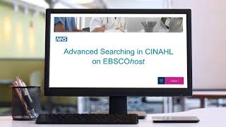 Advanced Searching in CINAHL on EBSCOhost [upl. by Talie]