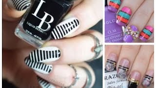 Unhas Decoradas Ideias Rápidas de 3 Designs Vídeo 146 [upl. by Nnylrebma360]