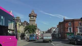 Driving On High Street amp The Homend Ledbury Herefordshire England 6th July 2018 [upl. by Dare]