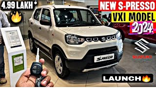 NEW SPRESSO CAR VXI MODEL🔥 MARUTI SUZUKI SPRESSO 2024 LAUNCH PRICEDESIGNFEATURES [upl. by Pippas156]