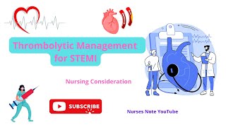 Thrombolytic Therapy for STEMI  Myocardial Infarction Management  Thrombolytic Medication [upl. by Alyak269]