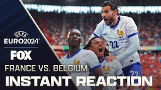 France vs Belgium Instant analysis following Round of 16 matchup  Euro Today [upl. by Nhepets611]