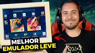 O MELHOR Emulador LEVE de ANDROID pra PC FRACO  Veja Como Usar [upl. by Fulks]