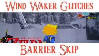 Wind Waker Skips and Glitches Barrier Skip with Action Replay [upl. by Ennovyhc]