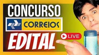 Concurso Correios 2024 Live Aguardando Publicação do Edital  Contrato já o foi Assinado [upl. by Ratib]