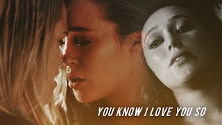 ►Clarke amp Lexa  You know I love you so [upl. by Jez396]