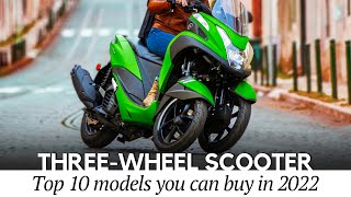 Top 10 ThreeWheel Scooters for Safe and Dynamic City Commutes Electric amp ICE Models [upl. by Nivaj291]