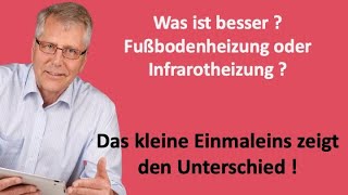 Fußbodenheizung oder Infrarotheizung Was ist besser [upl. by Tallulah]