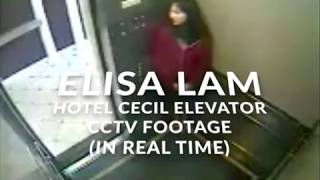 Elisa Lam Elevator CCTV Footage In Real Time [upl. by Diann]