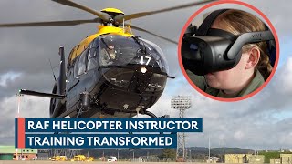 RAF using VR technology to replicate realworld flying [upl. by Namzed]