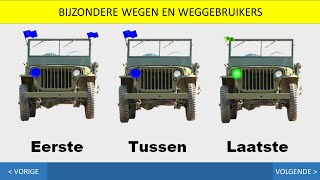 Autotheorie  Inzichtvragen  Tram  Lijnbus  Militaire colonne  Uitvaartstoet  Autobus [upl. by Esinehs]