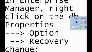 Truncate Database Log Files [upl. by Midas]