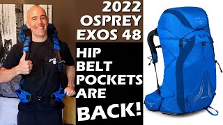 2022 Osprey Exos 48 REVIEW vs Osprey Atmos AG 65  Wild camping rucksack  Hiking backpack [upl. by Goodwin]