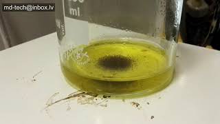 Sodium metabisulfite precipitate gold [upl. by Assiluj]