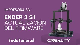 Creality Ender 3 S1 Tutorial Actualización Firmware [upl. by Eniruam504]