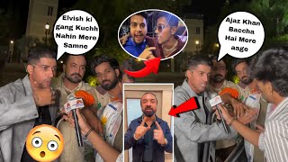 thara Bhai Joginder reaction to Prayagraj Stadium Elvish ki gang wala lafada Ajaz khan vs thara Bhai [upl. by Yerffoeg]