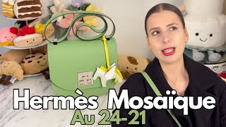 Hermes Mosaique AU 2421 Bag Review Constance Bag Alternative [upl. by Gatias]