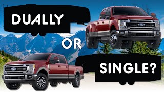 Dually or Single Rear Wheel Truck to Tow Our Fifth Wheel  Full Time RV Living for Beginners [upl. by Pedrotti]