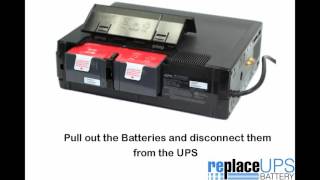 How to Replace APC BR1500G UPS Battery BackUPS Pro 1500 [upl. by Dalenna1]