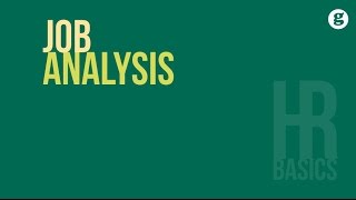 HR Basics Job Analysis [upl. by Ehtiaf]