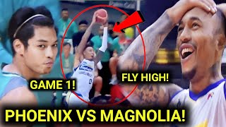 PBA Semi Finals Sinagasa ng Truck si Calvin Abueva Taas ng Talon ni Tyler Bey Magnolia vs Phoenix [upl. by Leumek473]