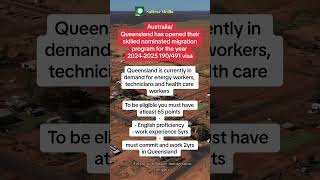 Queensland opens skilled nominated migration prog 2425 news australia immigration queensland [upl. by Ecienahs329]