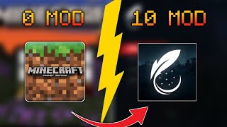 This 10 MODS Convert Mcpe To Feather Client 😵 [upl. by Lindsay]